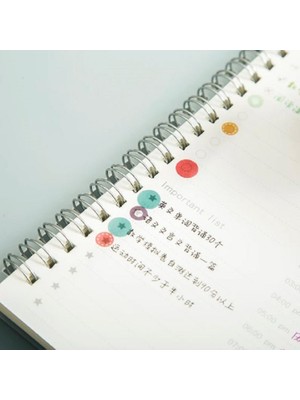 Dot Nokta Sticker Scrapbook Journal (200 Adet Nokta )