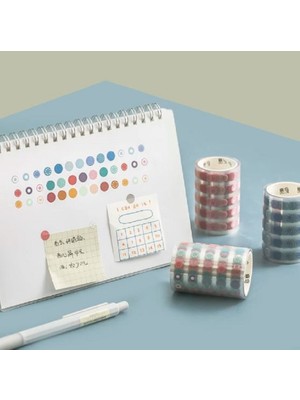 Dot Nokta Sticker Scrapbook Journal (200 Adet Nokta )