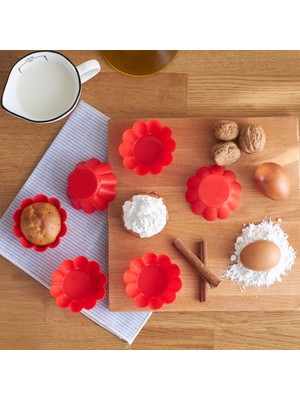 Karaca  Karaca 6'lı Silikon Muffin Kalıbı