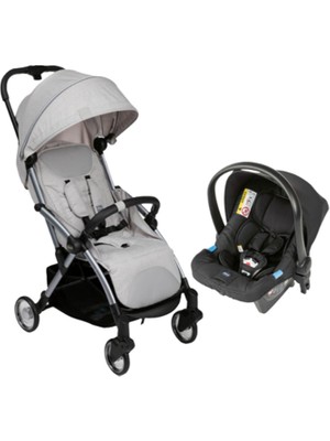 Chicco Duo Goody Plus Tek Elle Katlanabilen Seyahat Travel Sistem Bebek Arabası Mist