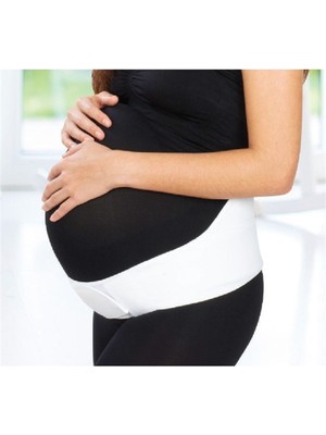 Babyjem Hamile Bel Destek Bandı Beyaz L Beden