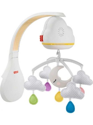 Fisher-Price Mutlu Bulutlar Dönence ve Uyku Arkadaşı – Hafif Işıklı, Sakinleştirici Sesli Peluş Gece Lambası