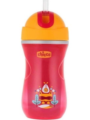 Chicco Isı Yalıtımlı Sport Bardak Pipetli 14+ Ay Unisex Turuncu