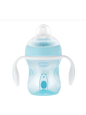 Chicco 200 ml Yumuşak Uçlu Geçiş Bardağı 4+ Ay Erkek Sızdırmaz Tasarım ile Rahat İçme Deneyimi
