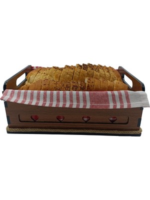 Eagle Of Wooden Ekmek Sepeti -Ahşap Ekmeklik