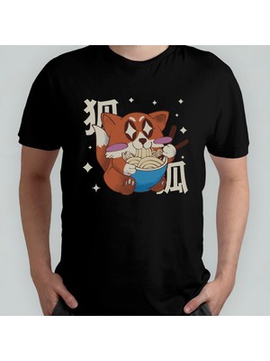 Pixxa Japonya - Japon Kültürü - Japonca %100 Pamuklu Bisiklet Yaka T-Shirt Model - 6
