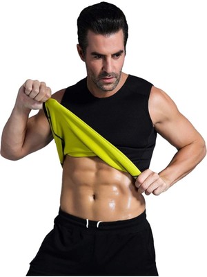 Multiflex Erkek Siyah Termal Neopren Terletme Atleti
