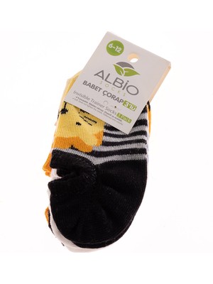 Albio Albio 3D Desenli 3'lü Babet Çorap Erkek Bebek
