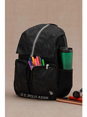 U.S. Polo Assn. Erkek Çocuk Siyah Okul Çantası 50291817-VR046