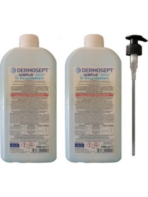 Muhtelif Dermosept - El Dezenfektanı 1 Lt - 2 Adet