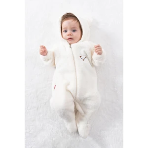 Welsoft Peluş Unisex Fermuarlı Kışlık Bebek Uyku Tulumu Bebek Tulumu Çocuk Tulumu Çocuk Kostümü Tlmayk