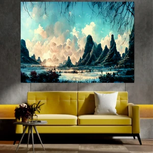 Home Arths Homearths Doğa Manzaralı Dekoratif Duvar Tablosu