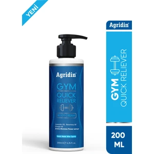 Gym Quick Reliever Cream Sporcu Masaj kremi Diz Bel Boyun Ayak bacak sorunlarında (Stronger) 200 ml