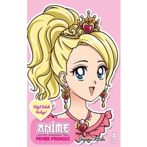 Anime Pembe Prenses Boyama Kitabı