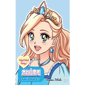 Anime Mavi Prenses Boyama Kitabı