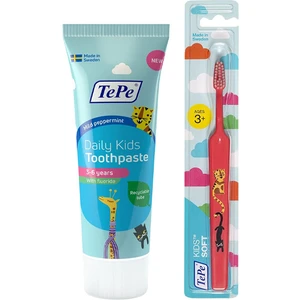 Daily Kids Çocuk Diş Macunu 75ML + Tepe Yumuşak Çocuk Diş Fırçası