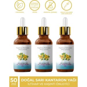 %100 Doğal Sarı Kantaron Yağı 50ML 3 Adet