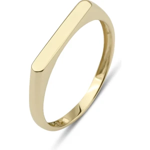 Kairos Jewelry 14 Ayar Altın Çizgi Şövalye Yüzük