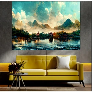 Home Arths Homearths Doğa Manzaralı Sanatsal Dekoratif Duvar Tablosu