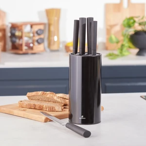 Roscar Black 6 Parça Standlı Bıçak Seti