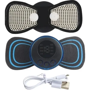 Ayrı Yama Ems Mini Vücut Masajı Darbe Masaj Yaması Elektrikli Masaj Darbe Çıkartmalar Mini Kelebek Masajı Akıllı Taşınabilir Uyluk (Yurt Dışından)