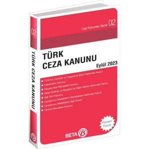 Türk Ceza Kanunu Cep Serisi Eylül 2023