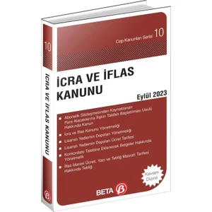 İcra ve İflas Kanunu Cep Serisi Eylül 2023