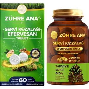 Zühre Ana Servi Kozalağı Efervesan Tablet 2500MGX60 Adet