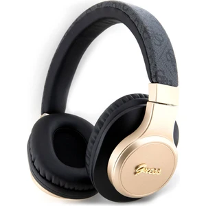 Orjinal Lisanslı Bluetooth Kulaklık Script Gold Serisi Metal Yazı Logolu 4g Desenli Siyah