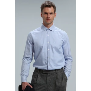 Bud Erkek Basic Gömlek Comfort Fit Mavi