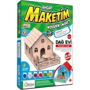 Dağ Evi Ahşap Maket Seti