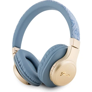 Orjinal Lisanslı Bluetooth Kulaklık Script Gold Serisi Metal Yazı Logolu 4g Desenli Mavi