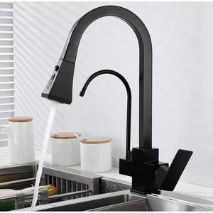 Mutfak Evye Bataryası Dual Flow Su Arıtma Çıkışlı Yeni Bas Çek Mat Siyah 7 Yıl Garantili Ithal