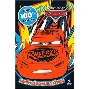 Disney Arabalar 100+Çıkartma Hediyeli Boyama Kitabı