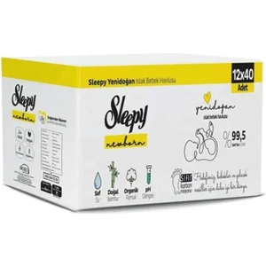 Yenidoğan Islak Mendil12x40lı