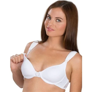 Baby Jem Destekli Dantelli Emzirme Sütyen 85 Beyaz