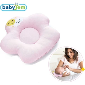 Baby Jem Çiçek Emzirme Yastığı Pembe