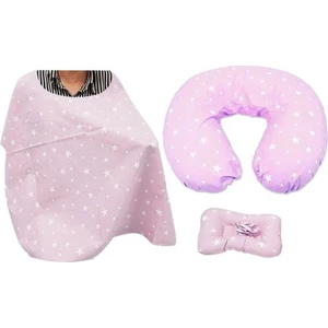 Sevi Bebe Emzirme Seti 3lü Pembe Yıldız