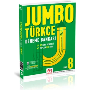 Model Eğitim Yayıncılık 8. Sınıf Türkçe Jumbo Deneme Bankası