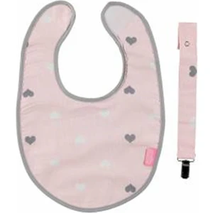 Baby Jem Emzik Askılı Mama Önlüğü Pembe Taç