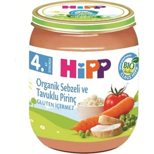 Organik Sebzeli ve Tavuklu Pirinç 125 gr