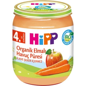 Organik Elmalı Havuç Püresi 125 gr