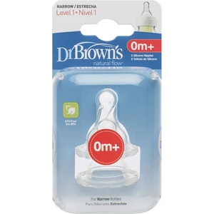 Dr. Brown's Options Dar Ağız Silikon Biberon Emziği 2li 0+ Ay 1.Aşama