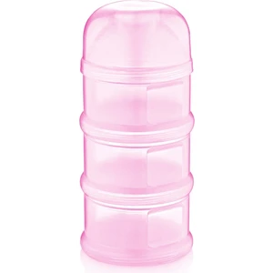 Baby Jem Katlı Toz Mama Kabı Pembe