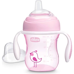 Yumuşak Uçlu Geçiş Bardağı 4+ Ay Kız 200 ml