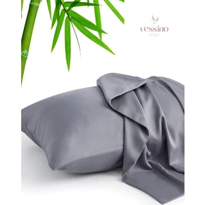 Vessino Home Pamuklu 2'li Kapaklı Yastık Kılıfı 50X70 cm Runforce Kumaş Yastık Yüzü Astarı