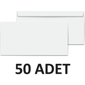 Diplomat 24X10,50 Düz Diplomat Zarf 50 Adet