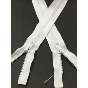 Karan Tuhafiye Mont Fermuarı Çift Yön 60 cm Beyaz Kemik Diş 1123