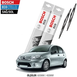 Citroen C3 2006 Model Silecek Takımı Bosch Eco (Telli)