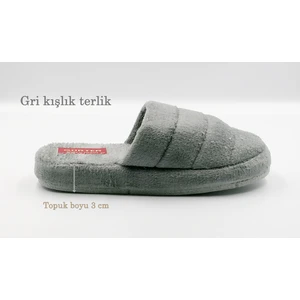 Kaliteli Yumuşak Kışlık Termal Yüksek Tabanlı Kadın Ev Terliği